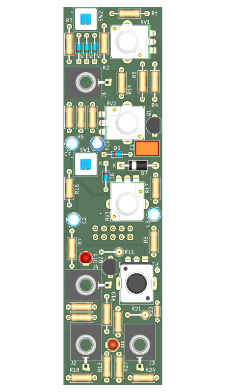 CLEAN, Placa, vista de cima